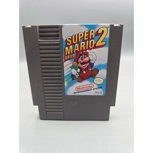 Super Mario Bros 2 Nintendo NES Video Game Cartridge NES-MW-USA REV-A Authentic